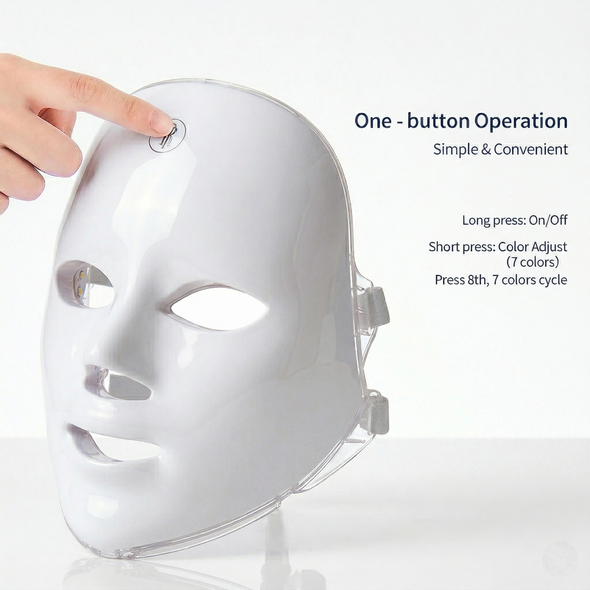Professional 7-Color LED Face Mask - Clear Skin in 7 Days