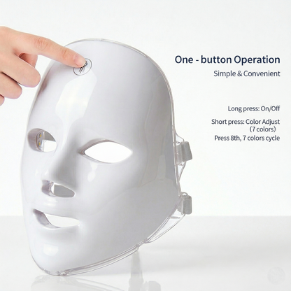 Professional 7-Color LED Face Mask - Clear Skin in 7 Days