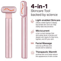 EMS Microcurrent Face Lifting Device – Red Light Facial Wand
