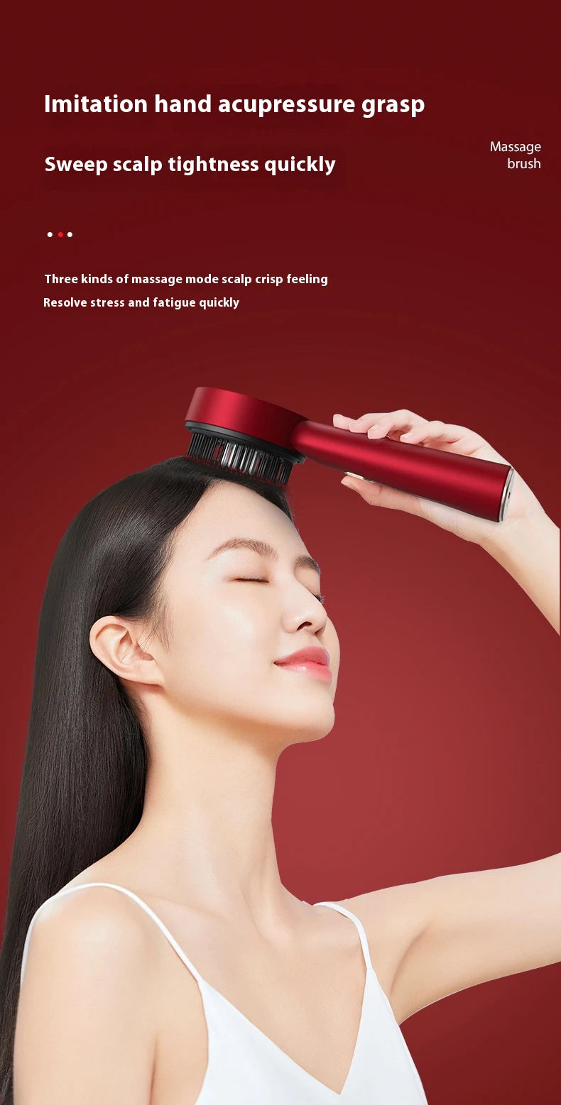 Red Light Scalp Massage Comb – Hair Growth & Oil Applicator