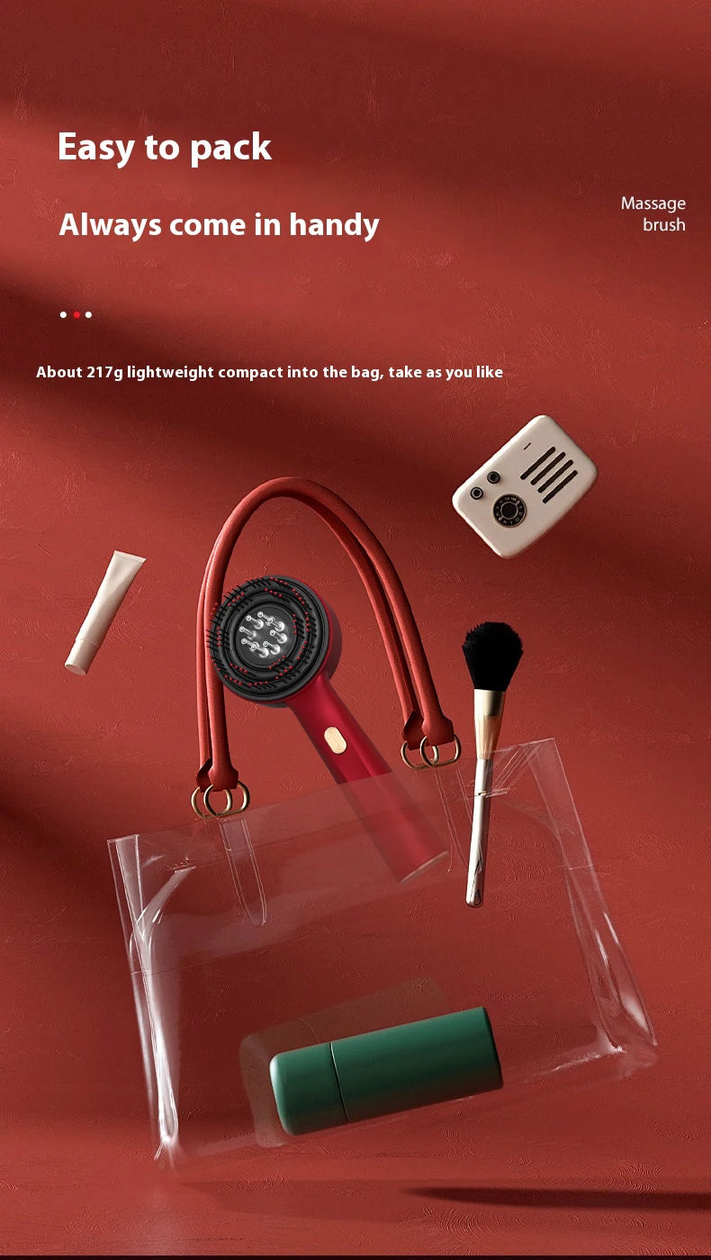 Red Light Scalp Massage Comb – Hair Growth & Oil Applicator