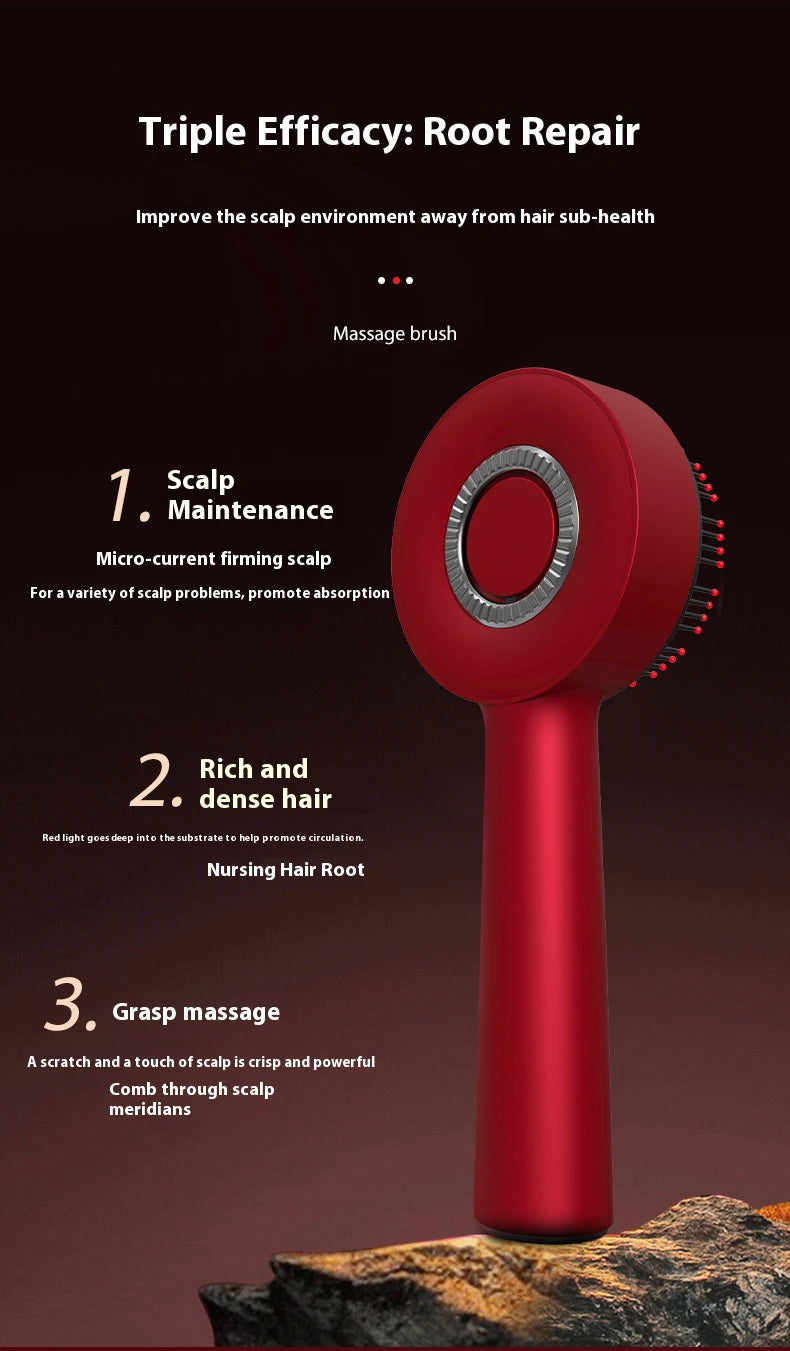 Red Light Scalp Massage Comb – Hair Growth & Oil Applicator